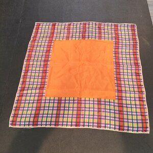 Bernardi Orange Scarf Vintage